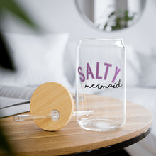 Load image into Gallery viewer, Salty Mermaid Beach Sipper Glass
