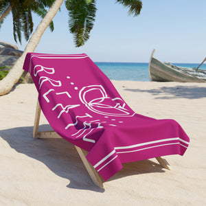 Breath Large Beach Towel Pink