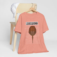 Load image into Gallery viewer, Respect The Horseshoe Crab Unisex Jersey Short Sleeve Tee
