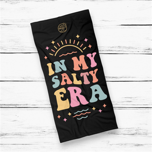 In My Salty Era Large Beach Towel