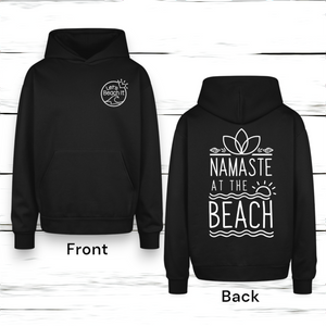 Namaste At The Beach Oversized Hooded Sweatshirt