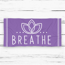 Load image into Gallery viewer, Breath Large Beach Towel Purple
