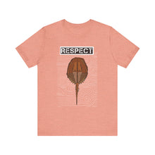 Load image into Gallery viewer, Respect The Horseshoe Crab Unisex Jersey Short Sleeve Tee
