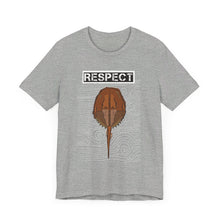 Load image into Gallery viewer, Respect The Horseshoe Crab Unisex Jersey Short Sleeve Tee
