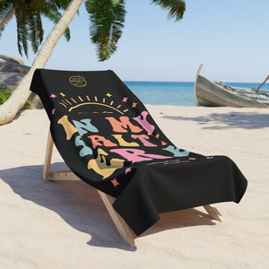 In My Salty Era Large Beach Towel