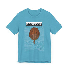 Load image into Gallery viewer, Respect The Horseshoe Crab Unisex Jersey Short Sleeve Tee
