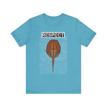 Load image into Gallery viewer, Respect The Horseshoe Crab Unisex Jersey Short Sleeve Tee
