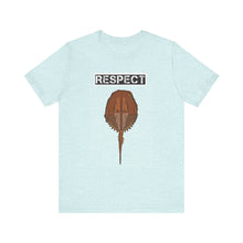 Load image into Gallery viewer, Respect The Horseshoe Crab Unisex Jersey Short Sleeve Tee
