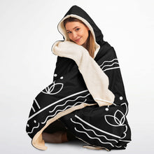 Load image into Gallery viewer, Namaste At The Beach Hooded Blanket Micro Fleece
