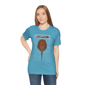 Respect The Horseshoe Crab Unisex Jersey Short Sleeve Tee