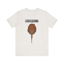 Load image into Gallery viewer, Respect The Horseshoe Crab Unisex Jersey Short Sleeve Tee
