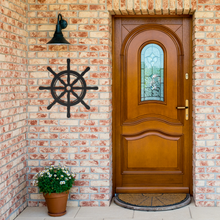 Load image into Gallery viewer, Ahoy_Metal_Sign_Black_Brick_Entrance_Mockup.png
