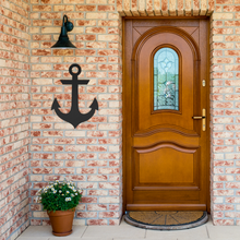 Load image into Gallery viewer, Anchor_Metal_Sign_Black_Brick_Entrance_Mockup.png
