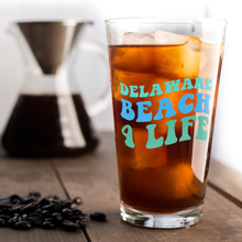 Load image into Gallery viewer, Delaware_Beach_Life_4_Eva_Pint_Glass_Pint_Glass_Iced_Coffee_Mockup.png
