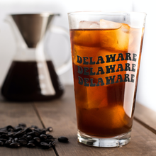 Load image into Gallery viewer, Delaware_Pint_Glass_Pint_Glass_Iced_Coffee_Mockup.png
