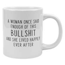 Load image into Gallery viewer, Enough_Bullshit_20_oz_Mug_RH_Mockup.png

