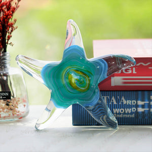 Crystal Handmade Glass Blown Starfish