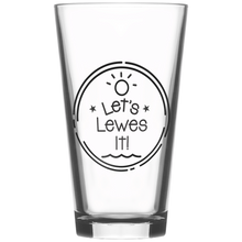 Load image into Gallery viewer, Lets_Lewes_It_Pint_Glass_Pint_Glass_Main_Mockup.png
