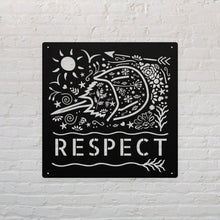 Load image into Gallery viewer, Respect Horseshoe Crab Metal Sign
