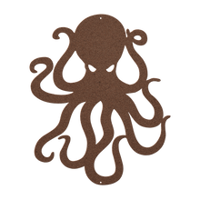 Load image into Gallery viewer, Octopus_Metal_Sign_Copper_Transparent_Mockup.png
