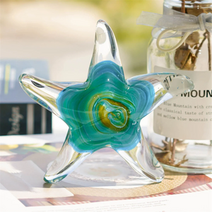 Crystal Handmade Glass Blown Starfish