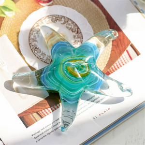 Crystal Handmade Glass Blown Starfish