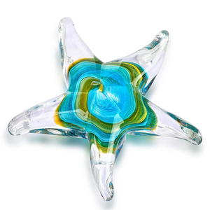 Crystal Handmade Glass Blown Starfish
