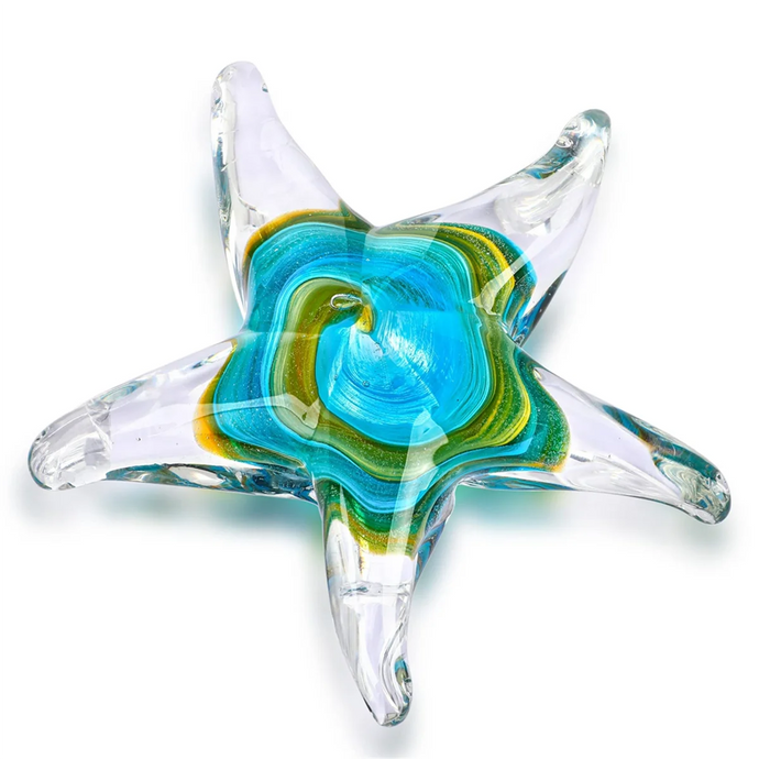 Crystal Handmade Glass Blown Starfish
