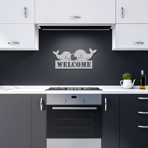 Whale_Welcome_Metal_Sign_Silver_Dark_Kitchen_Mockup.png