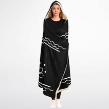 Load image into Gallery viewer, Namaste At The Beach Hooded Blanket Micro Fleece
