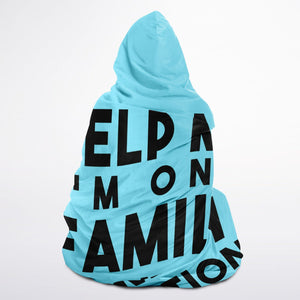 Family Vacation Hooded Blanket Micro Fleece