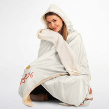 Load image into Gallery viewer, Good Vibes Large Hooded Blanket Micro Fleece
