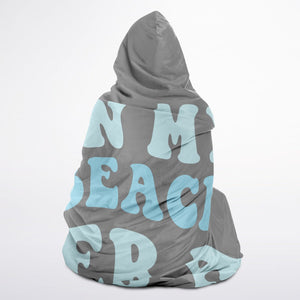 In My Beach Eras Hooded Blanket Micro Fleece