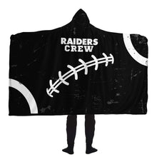 Load image into Gallery viewer, Raiders Crew Hooded Blanket-Football
