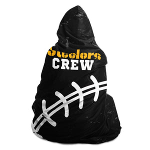 Steelers Crew Hooded Blanket-Football