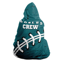 Load image into Gallery viewer, Eagles Crew Hooded Blanket-Football
