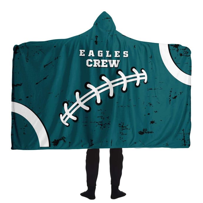 Eagles Crew Hooded Blanket-Football