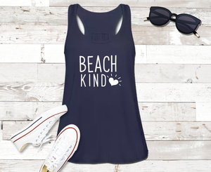 Let's Beach It "Beach Kind" Flowy Tank Top