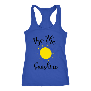 Be The Sunshine Razor Back Tank- Let's Beach It