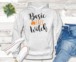 Basic Fall Witch Hoodie-Tis' The Season