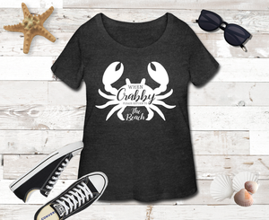 When Crabby Women’s Curvy T-Shirt