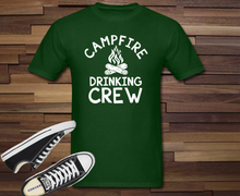 Load image into Gallery viewer, SPECIAL PRICE! Campfire Drinking Crew Classic T-Shirt- Camping Around
