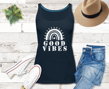 Load image into Gallery viewer, Good Vibes Tank Top-Just For Fun
