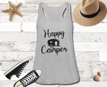 Load image into Gallery viewer, Happy Camper Flowy Tank Top- CAMPING AROUND
