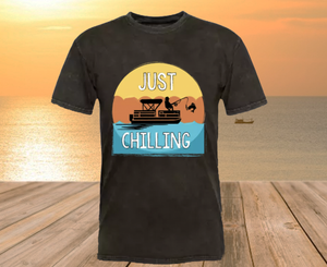 Just Chilling Classic T-Shirt- Boating Around