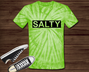 Salty Tie Dye T-Shirt -  Boating Around