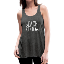 Load image into Gallery viewer, Let&#39;s Beach It &quot;Beach Kind&quot; Flowy Tank Top - deep heather
