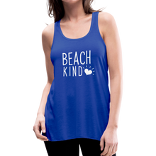 Load image into Gallery viewer, Let&#39;s Beach It &quot;Beach Kind&quot; Flowy Tank Top - royal blue
