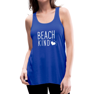 Let's Beach It "Beach Kind" Flowy Tank Top - royal blue