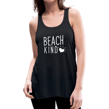 Load image into Gallery viewer, Let&#39;s Beach It &quot;Beach Kind&quot; Flowy Tank Top - black
